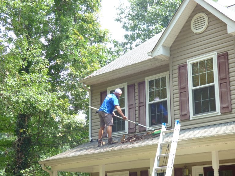 Pressure wash your roof roof washing