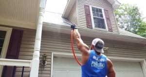 power wash your roof