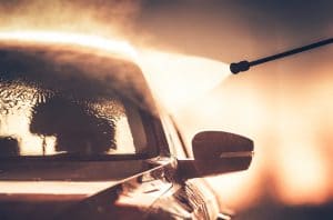 Pressure Washing Fleet Vehicles