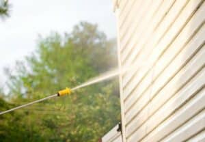 pressure wash your home