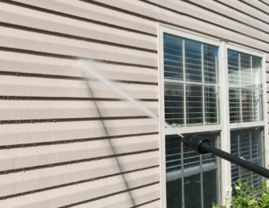 power washing windows