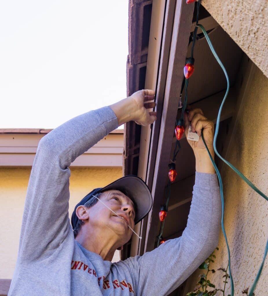 professional light hanging services